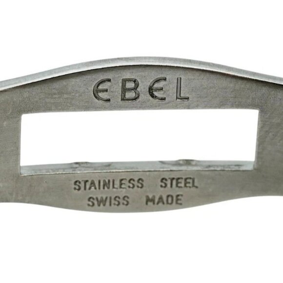 Ebel 36mm Men's Sportwave Stainless Steel Blue Dial Swiss Watch - Picture 8 of 8